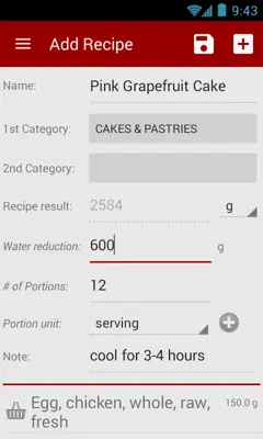 Calories! android App screenshot 2